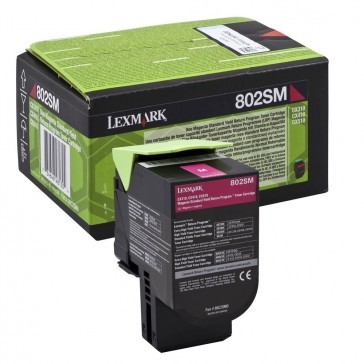 Lexmark 802SM toner CX310/410/510 2000 pagina's magenta