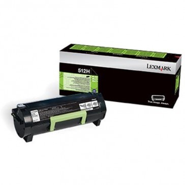 Lexmark 512H toner MS312/415/515 5000 pagina's zwart