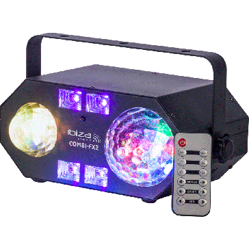 4-IN-1 LICHT EFFECT MET ASTRO, WATERWAVE, UV & STROBE