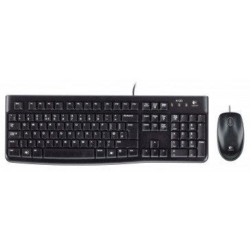 !!BELGIE!! AZERTY Logitech MK120 bedrade set k/b + muis USB