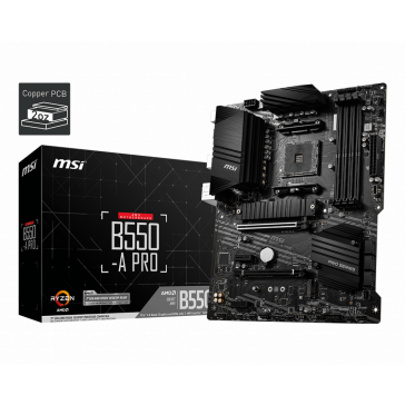 MSI B550-A PRO AM4 Ryzen ATX-ddr4-raid-dp-hdmi-M.2-usbc