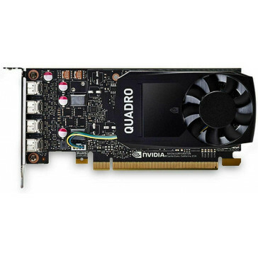 PNY quadro P1000 vga kaart 4GB gddr5 en 4x mDP low profile