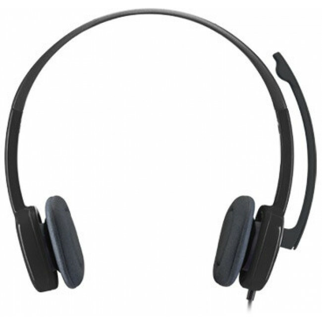 Temco Logitech headset H151 onear met microfoon 3.5mm Beeld en Geluid Producten
