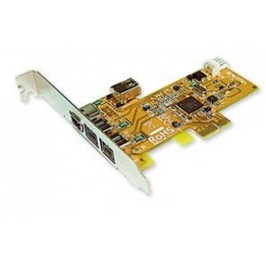 PCIe kaart 1x 1394A-400Mbps en 2x 1394B-800Mbps