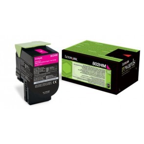 Lexmark 802HM toner CX410/510 3000 pagina's magenta