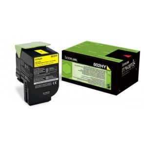 Lexmark 802HY toner CX410/510 3000 pagina's yellow