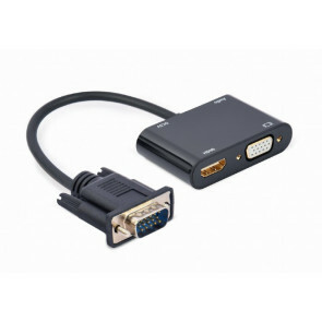 VGA male naar HDMI female adapter - 12cm kabel