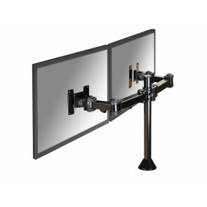 Neomounts D960DG monitorarm 2 monitoren bureau-doorvoer