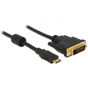 DVI-D male naar mini HDMI - 1 meter kabel