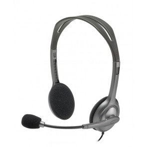 Logitech headset H110 on-ear met microfoon - 3.5mm