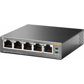 TP-Link 1GB 5 poorts unmanaged switch met 4x PoE TL-SG1005P